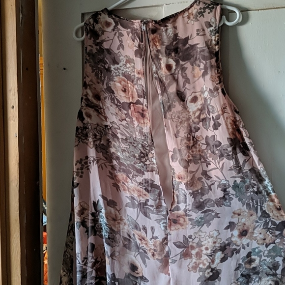 Ladies soft floral print dress - Picture 3 of 3